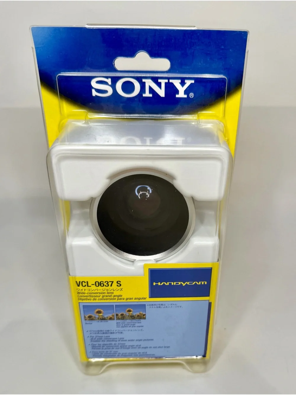 Sony VCL-0637 S Wide Conversion Lens for Handycam Camcorders 37 mm